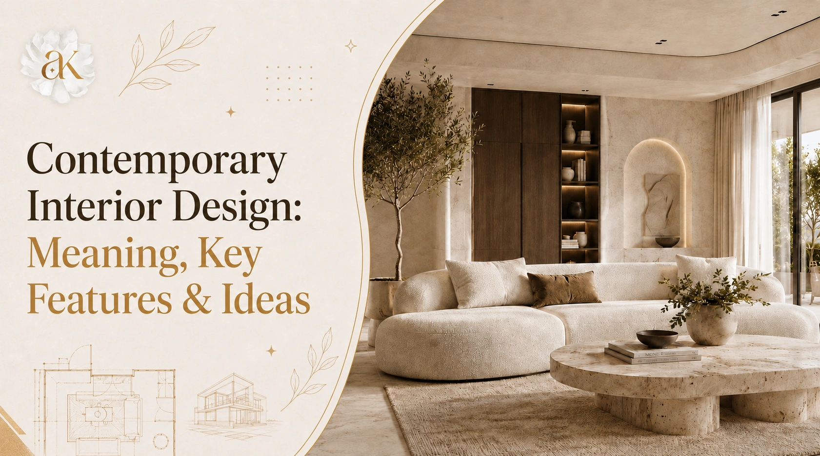 Contemporary Interior Design -  Meaning, Key Features & Ideas